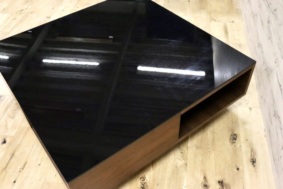 GMGN267○松永家具 Edith エディス センターテーブル リビングテーブル ローテーブル ウォールナット 定価約15.6万 展示品