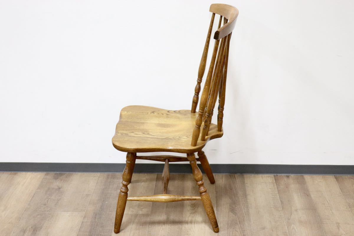 GMGN414D○KASHIWA / 柏木工 ウィンザーチェア ダイニングチェア アームレスチェア 楢材 ボウバック カントリー ヴィンテージ 飛騨家具