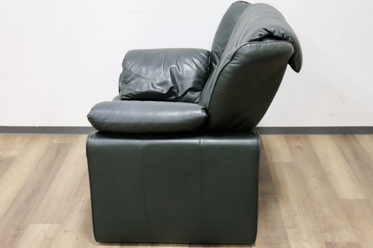 GMGF82○erpo / エルポ Atlanta アトランタ 1人掛けソファ リクライニングソファ 総本革 ダークグリーン ドイツ フランスベッド 定価約38万