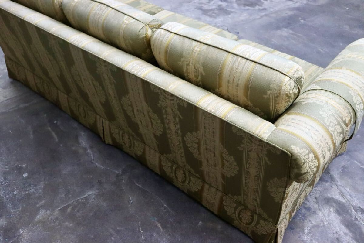 GMIK675B○DREXEL HERITAGE / ドレクセルヘリテイジ 3人掛けソファ トリプルソファ 長椅子 ファブリック ヴィンテージ クラシック