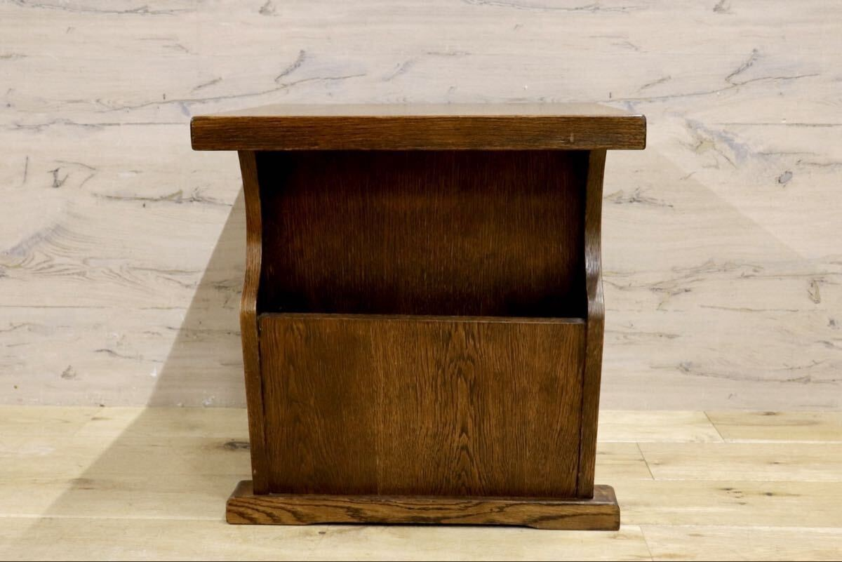 GMIS302○オーク材 サイドテーブル ベッドサイドテーブル エンドテーブル 花台 飾り台 オールドカントリー クラシック ダッチカントリー