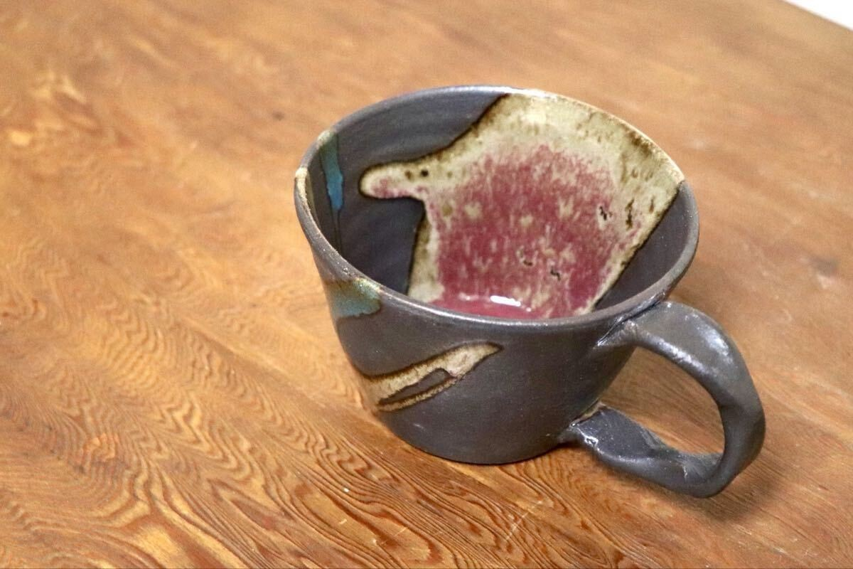 GMIO556C◯丹文窯 丹波焼 マグカップ 陶器 伝統工芸 丹波篠山 未使用