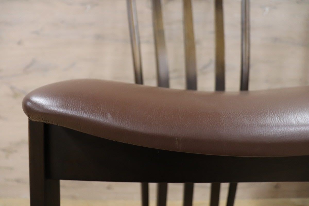 GMGS217C○和モダン ダイニングチェア 椅子 2脚セット 合皮 ソフトレザー 検)シラカワ 飛騨家具