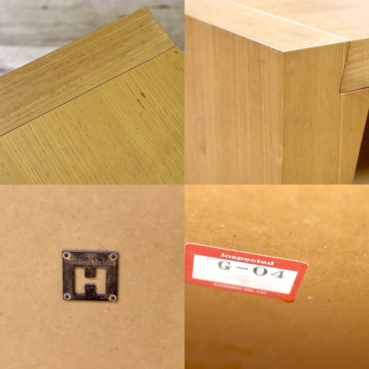 GMGN344D○Cassina ixc / カッシーナイクスシー GILDA ギルダ フィリップ・ユーレル ローテーブル TVボード ローボード ビーチ材 定価20万