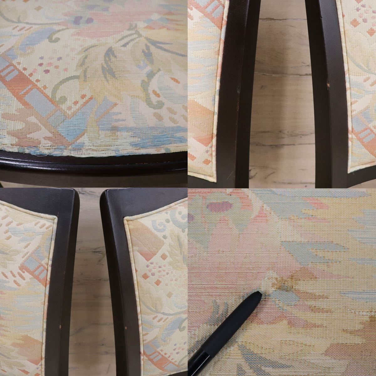 GMGF65○インテリアセンター ダイニングチェア 椅子 4脚セット ファブリック モダン エレガント カンディハウス CONDE HOUSE 北海道旭川