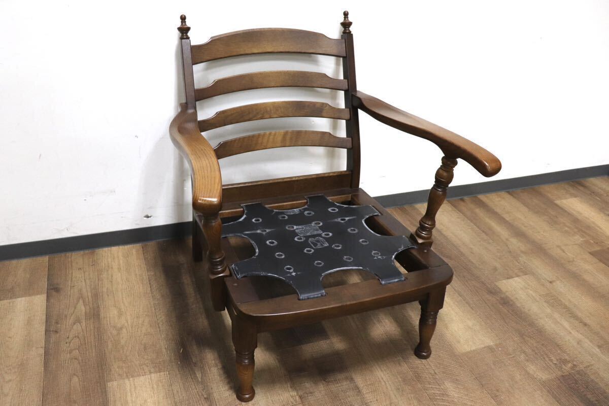 GMHH52A○飛騨産業 / HIDA キツツキ 穂高 アームチェア 1人掛けソファ シングルソファ カントリー オーク材 定価約13万