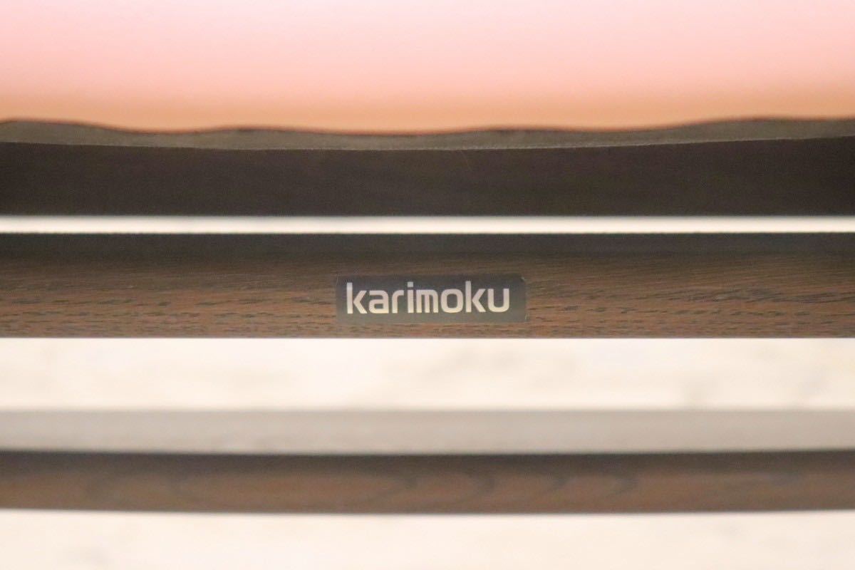 GMGK228A○karimoku / カリモク キッズチェア デスクチェア 椅子 高さ調節機能 キャスター付 ピンク 定価7.1万