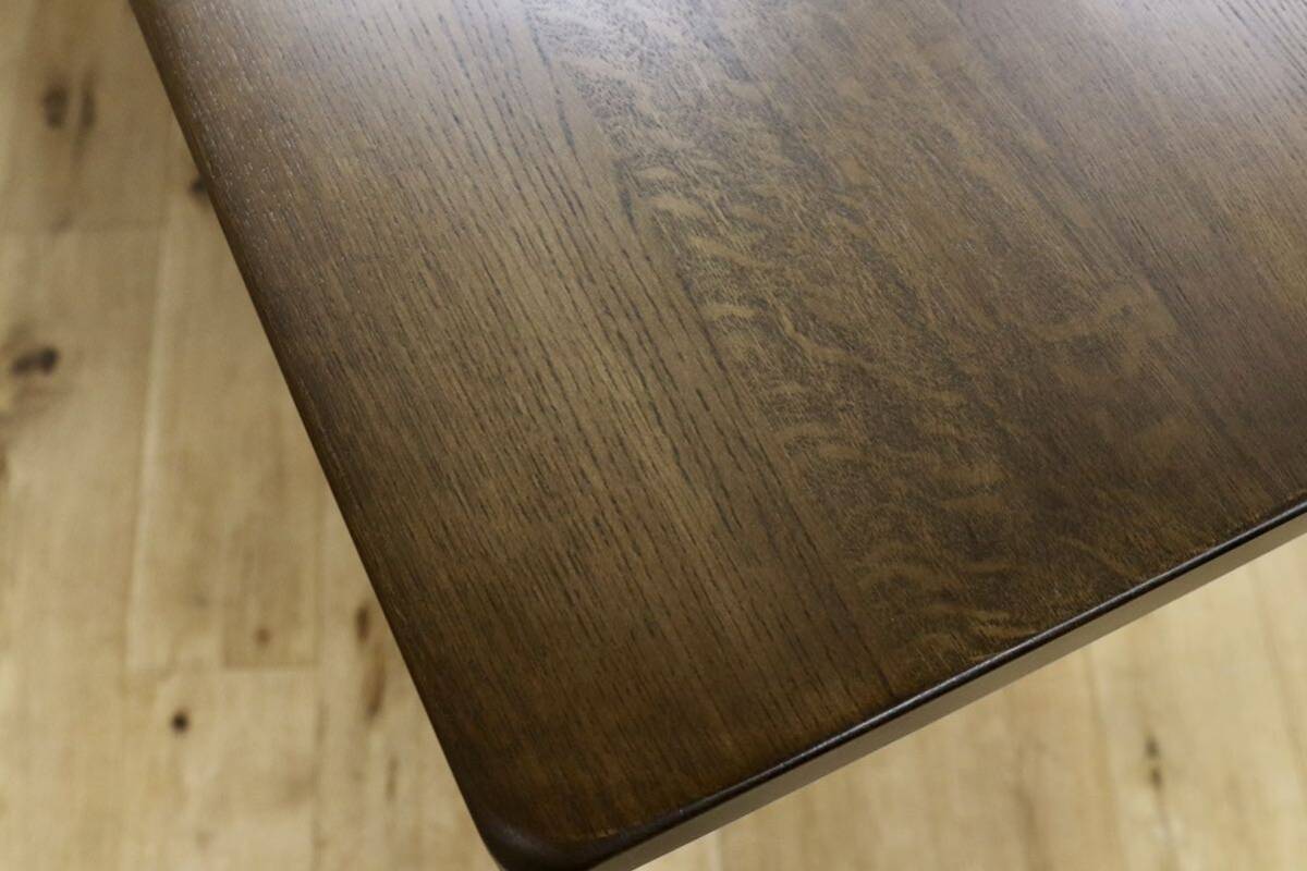 GMGH517○柏木工 / KASHIWA ウィルダネス WILDERNESS ダイニングテーブル 楢無垢材 レトロ カントリー 飛騨家具 約38万 リペア済み