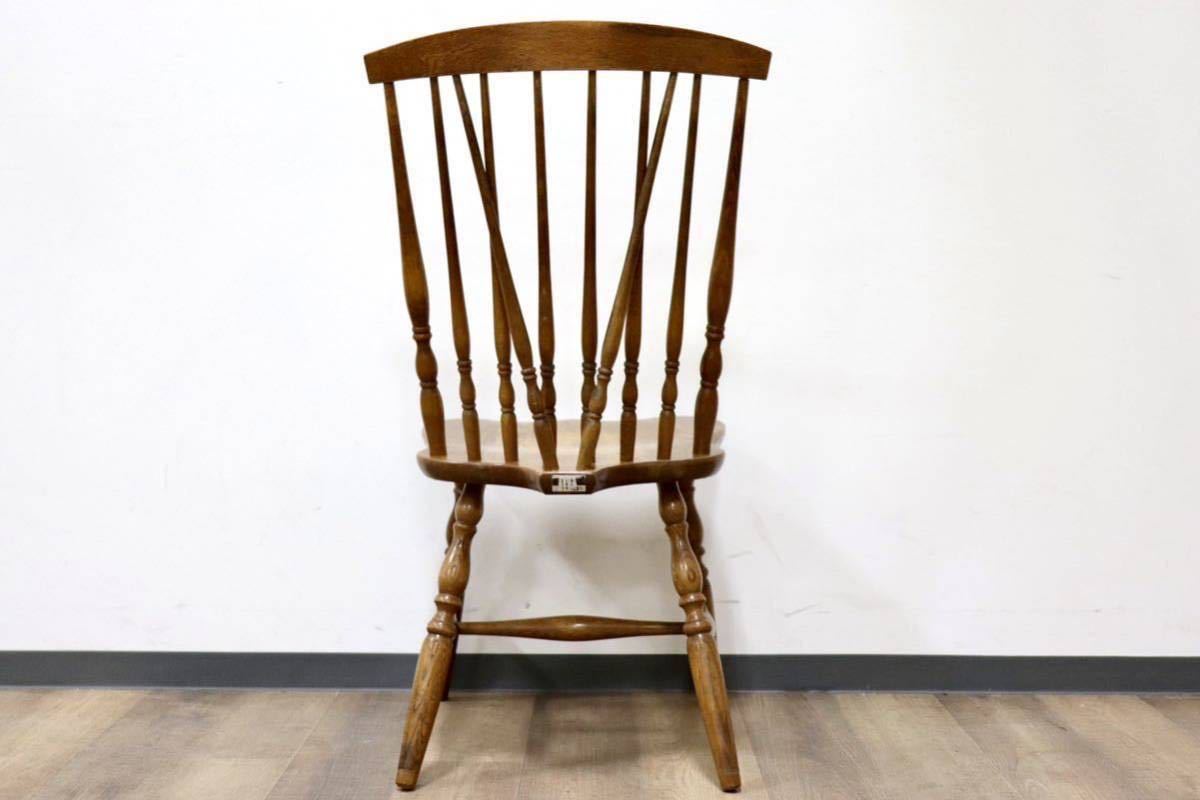 GMGN414D○KASHIWA / 柏木工 ウィンザーチェア ダイニングチェア アームレスチェア 楢材 ボウバック カントリー ヴィンテージ 飛騨家具