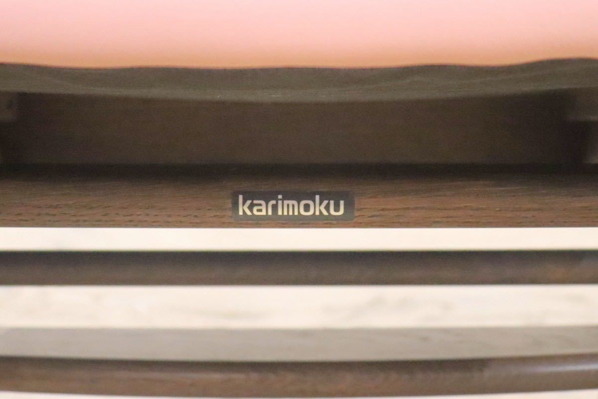 GMGK228B○karimoku / カリモク キッズチェア デスクチェア 椅子 高さ調節機能 キャスター付 ピンク 定価7.1万