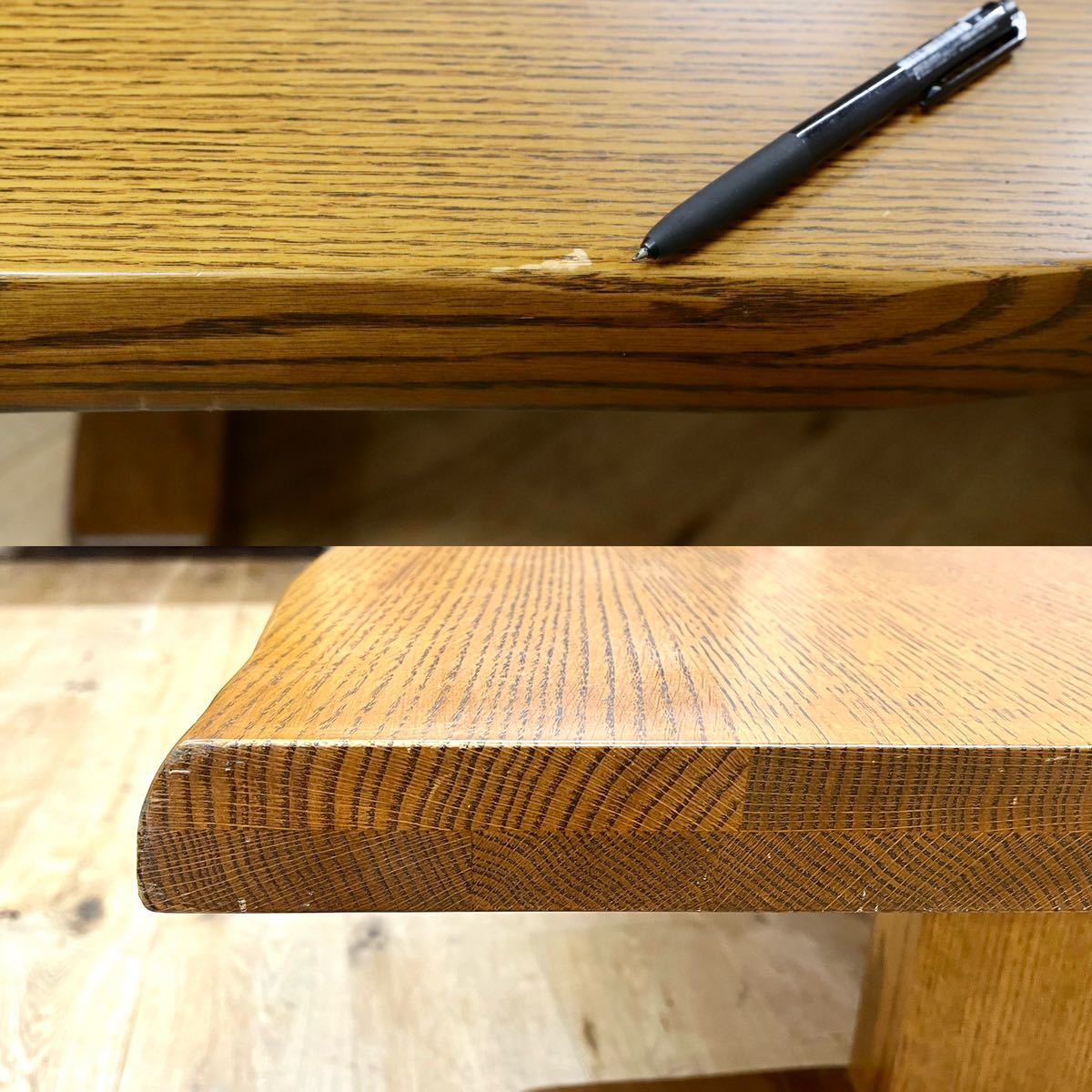 GMGS82○柏木工 / KASHIWA オーク材 センターテーブル リビングテーブル ローテーブル 飛騨家具 無垢材 展示品