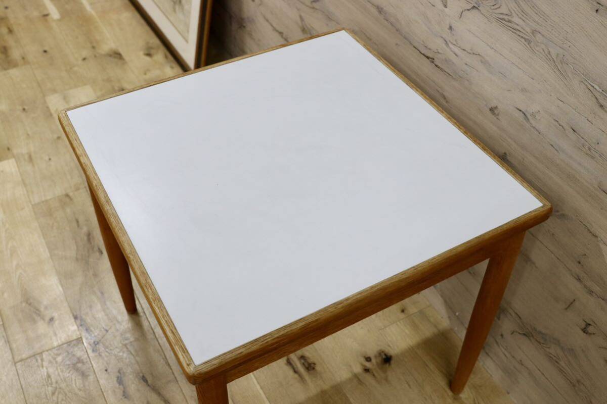 GMGK516A○オールドカリモク karimoku サイドテーブル コーヒーテーブル 花台 飾り台 コンソールテーブル オーク材 ヴィンテージ