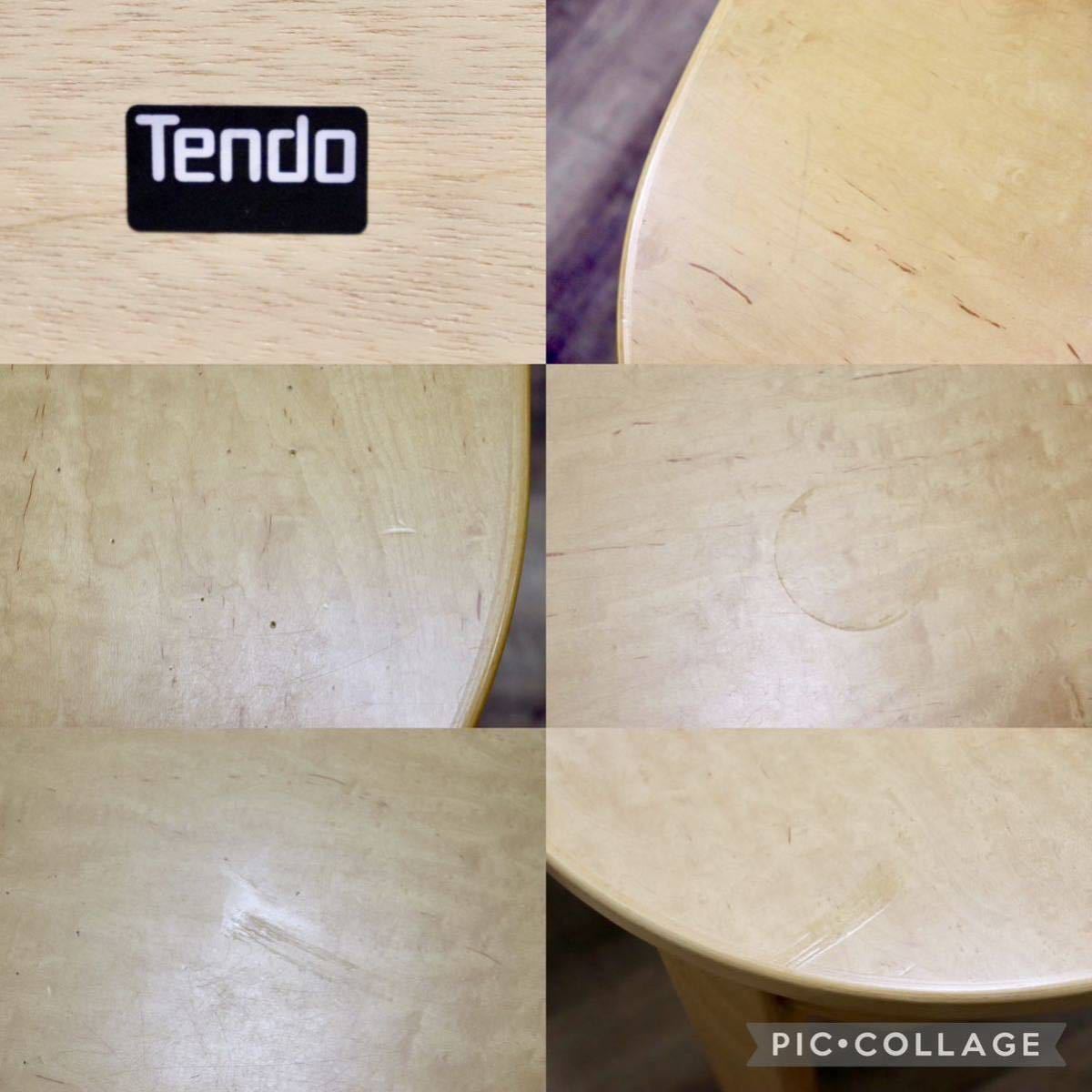 GMGN167○天童木工 / Tendo ブルーノ マットソン ダイニングテーブル 食卓テーブル メープル材 ナチュラル 北欧モダン 希少 廃番モデル