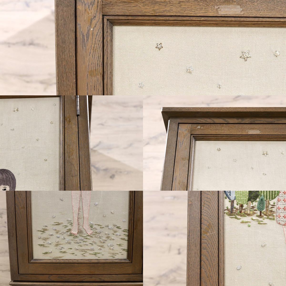 GMGH172○神戸家具 洋家具 一枚戸 洋タンス 洋服箪笥 チェスト 飯田喜久子 「星のターラー」 希少 アンティーク 在庫品 検)永田良介