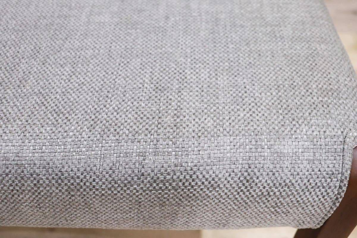 GMGN367○河淳 / KAWAJUN ベンチ ダイニングチェア 長椅子 カバーリング ファブリック ナチュラル 北欧スタイル 展示品