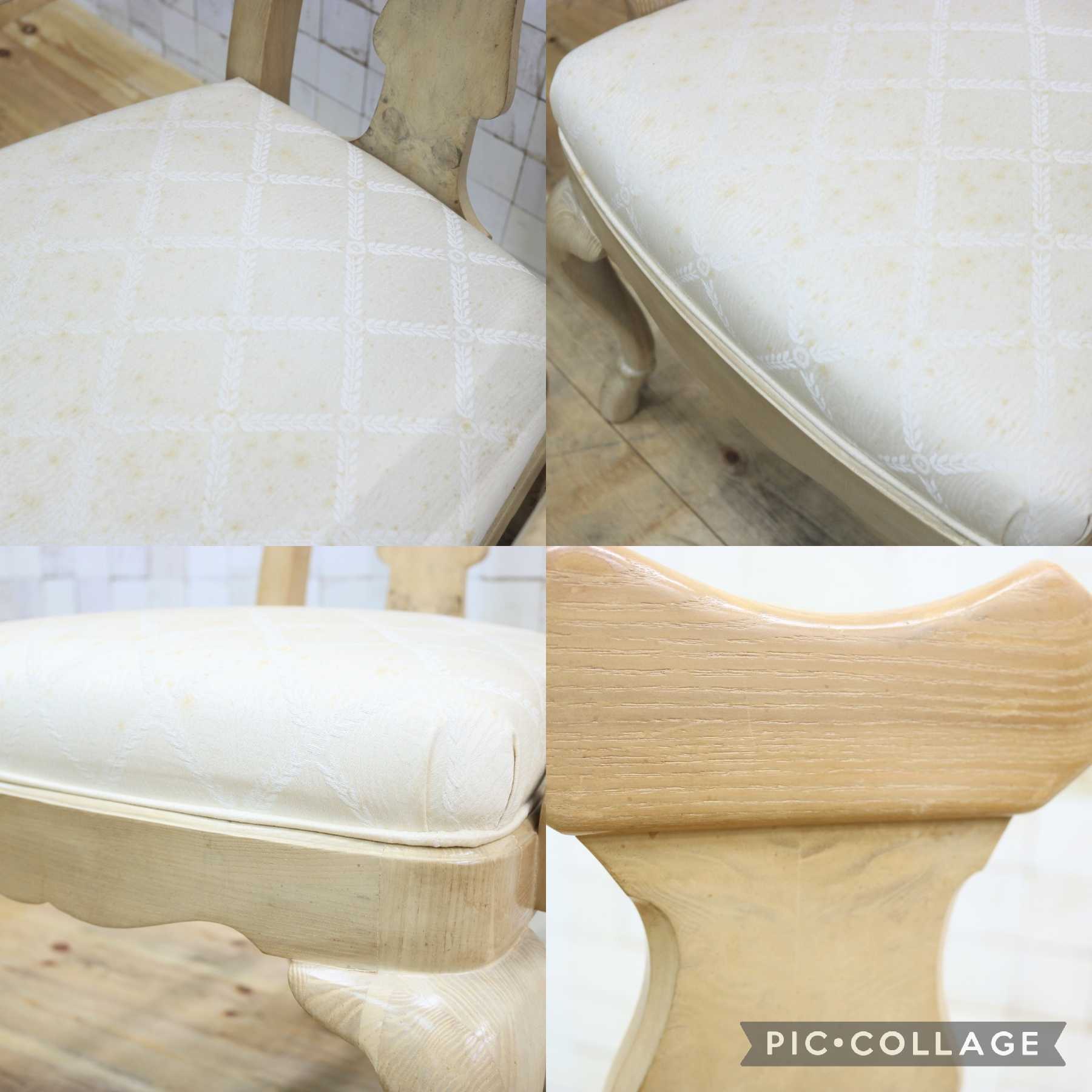 GMIK486B◯DREXEL HERITAGE / ドレクセルヘリテイジ ダイニングチェア 食卓椅子 アームチェア ハイバックチェア ファブリック 希少