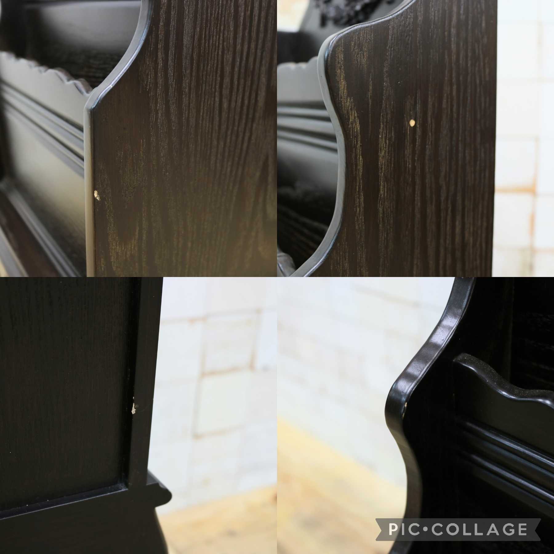 GMIK556◯マガジンラック 本棚 収納家具 スリッパラック 木製 什器 猫脚 ロココ調 アンティーク調