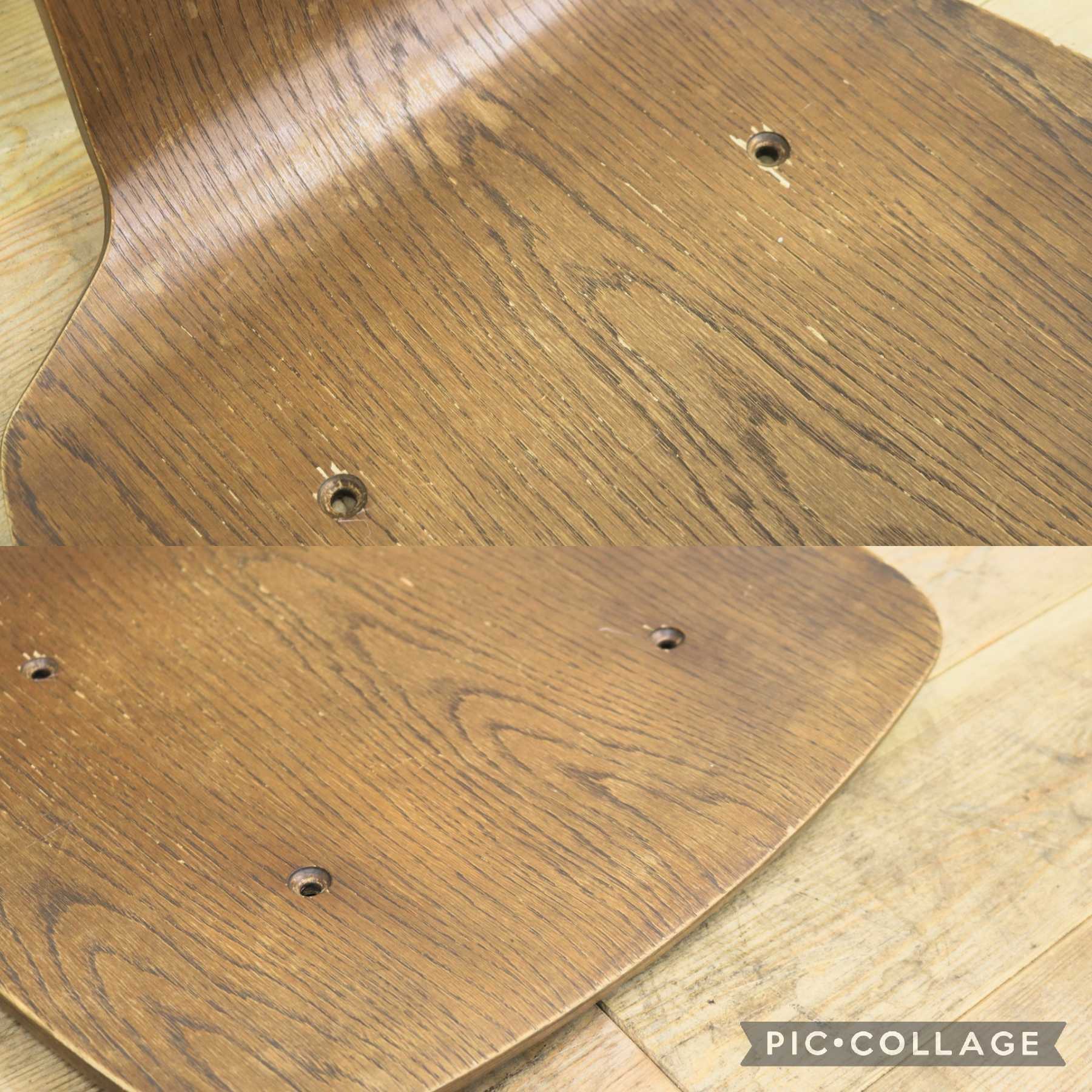 GMGT195B○TRUCK FURNITURE / トラックファニチャー Tチェア プライウッド 廃番 ヴィンテージ アンティーク インダストリアル ジャンク