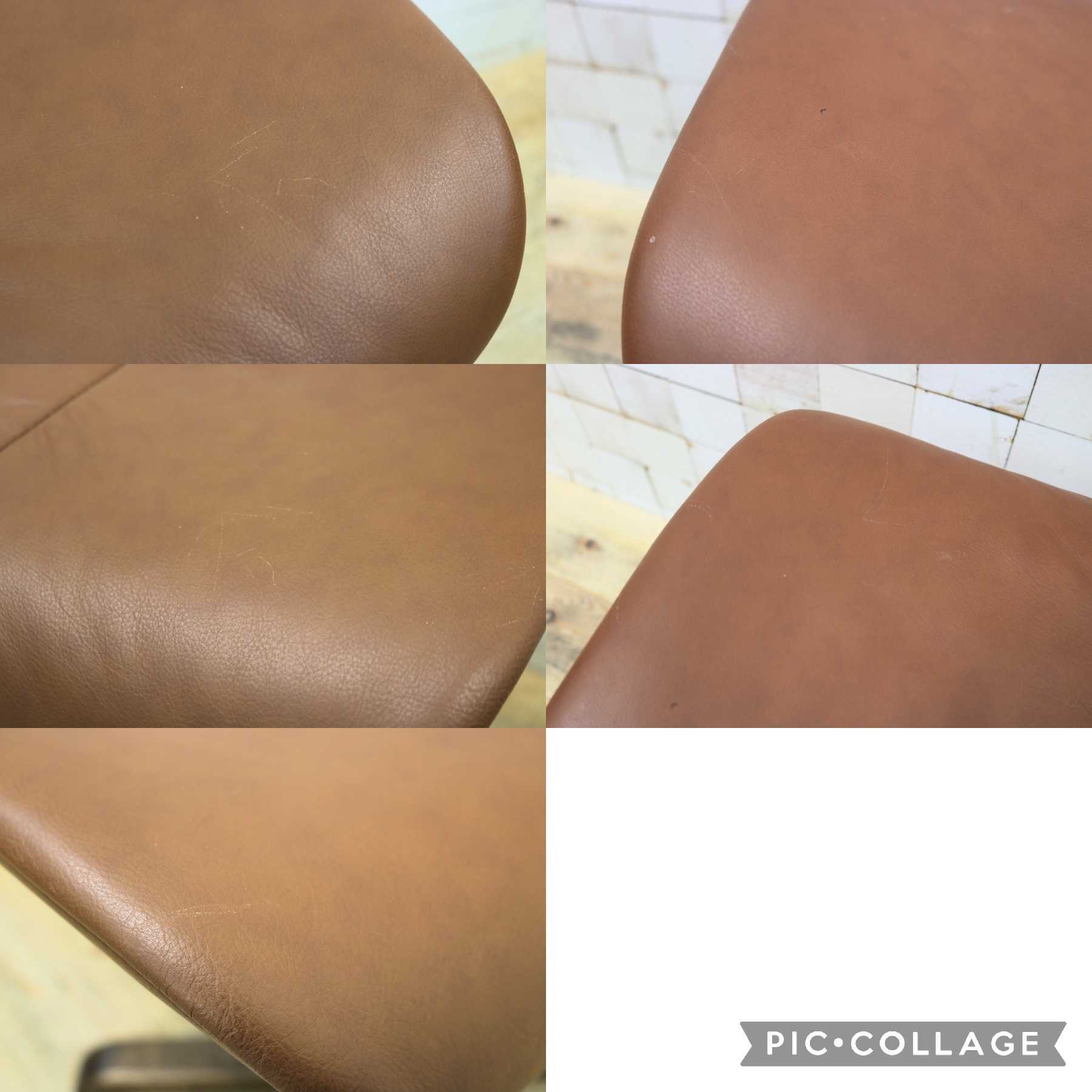 GMIS477B○Hjellegjerde / イエリアーダ Simmons オットマン フットスツール 総本革 北欧家具 最高級