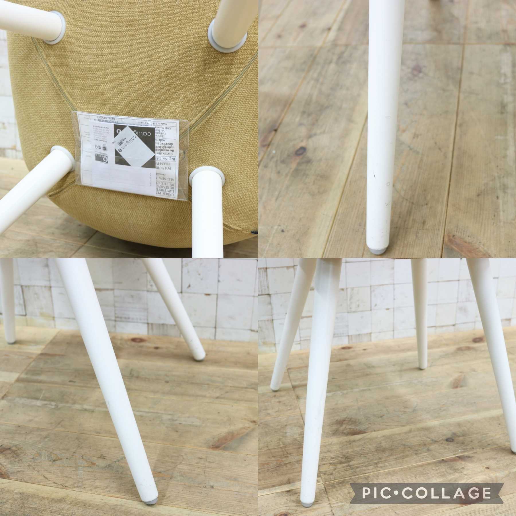 GMIH498A○Calligaris / カリガリス IGLOO イグルー ダイニングチェア チェア 椅子 ファブリック 店舗什器 イタリア 定価約9.8万