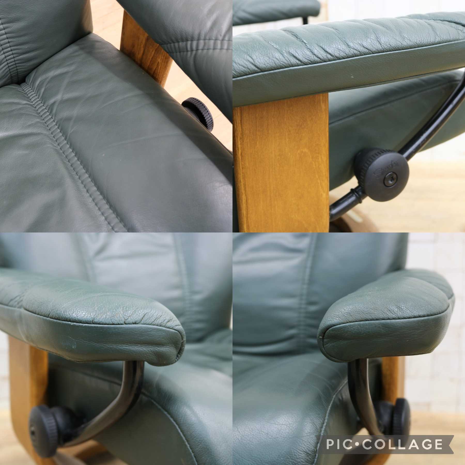 GMIN3〇EKORNES / エコーネス ストレスレス リクライニングチェア コンサル 本革 北欧 ノルウェー 椅子 シングルソファ