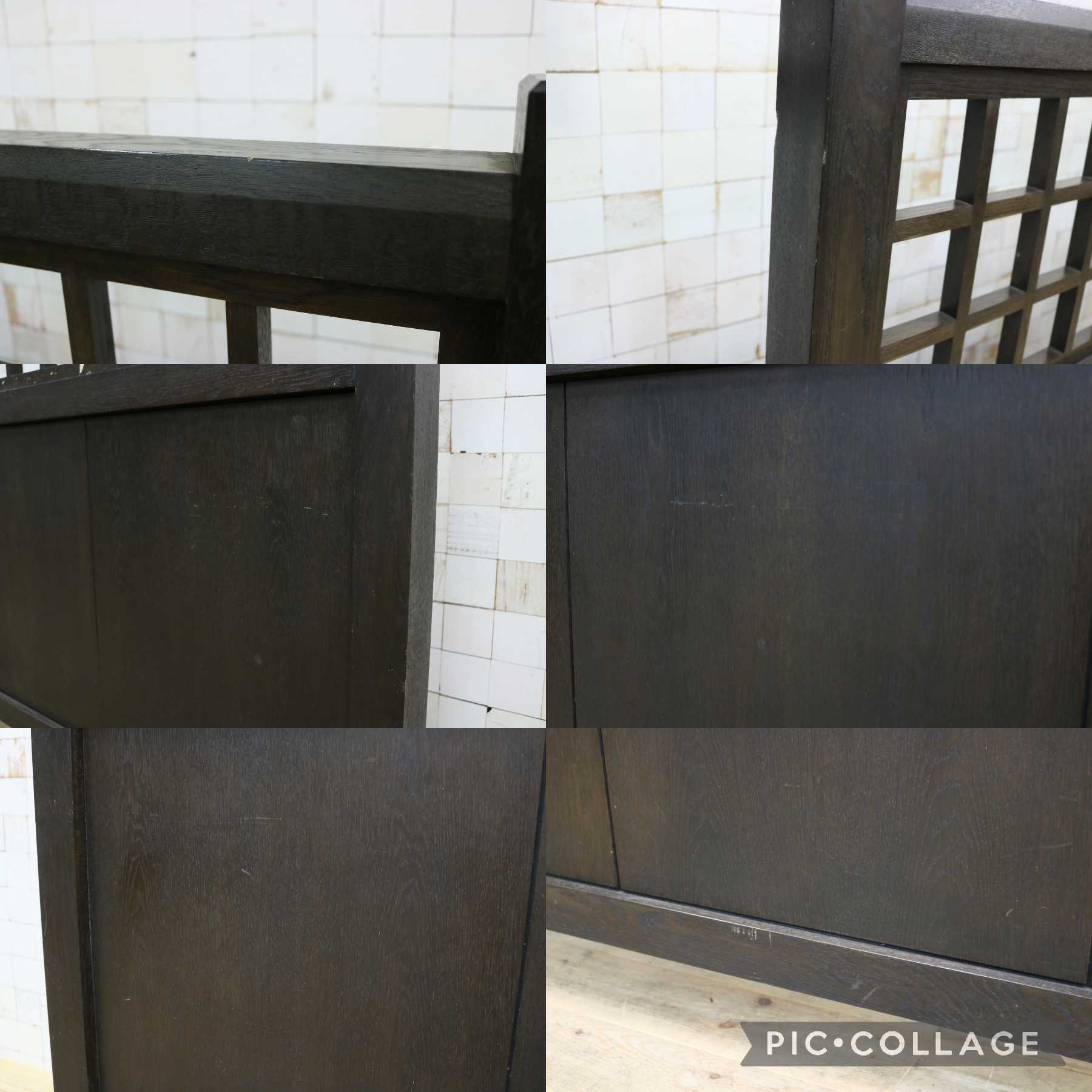 GMIK455○衝立 パーテーション オブジェ 飾り板 仕切り板 間仕切り 和家具 和モダン 和室 座敷 古民家 レトロ アンティーク