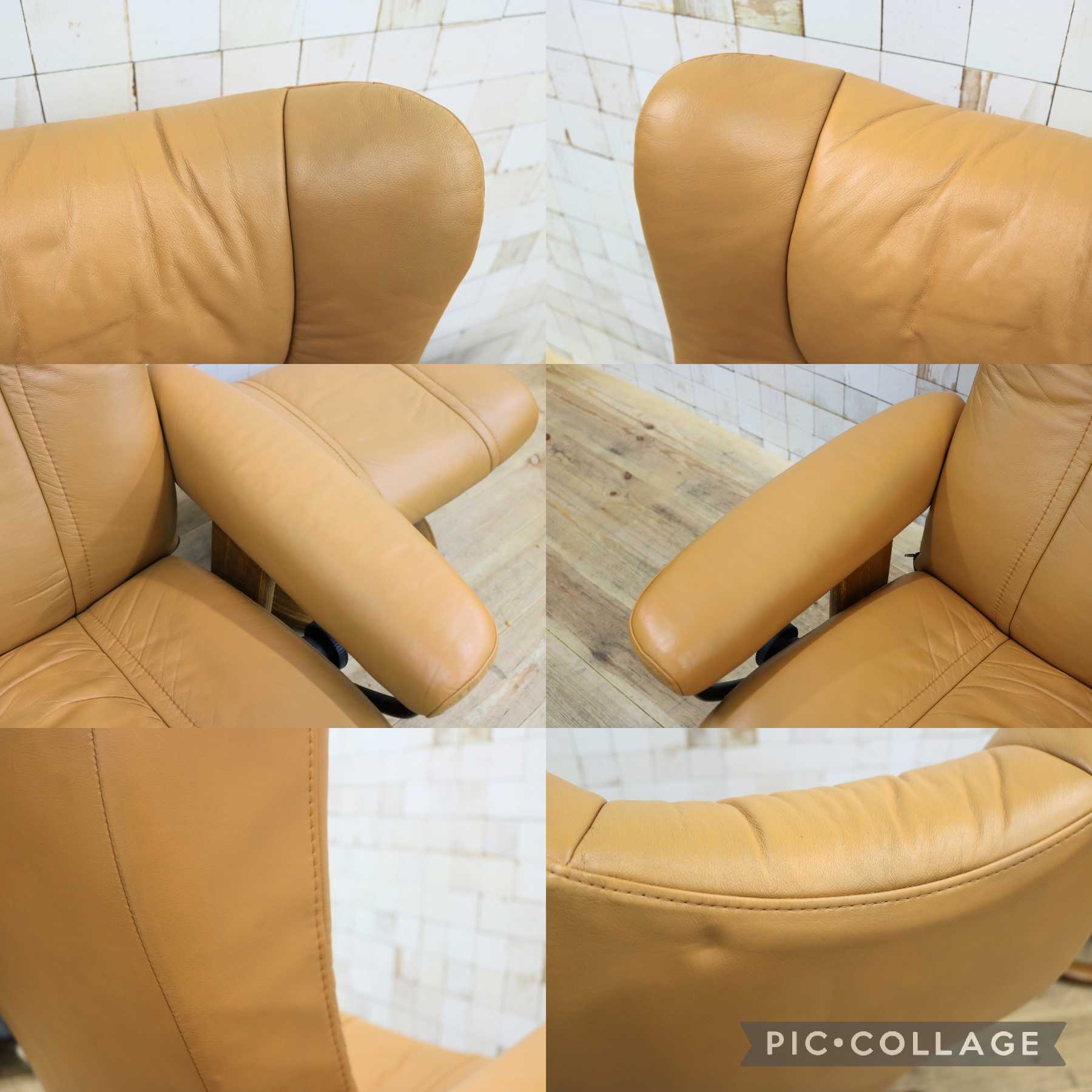 GMJK24〇EKORNES / エコーネス ストレスレス リクライニングチェア パーソナルチェア オットマン 北欧 ノルウェー 本革