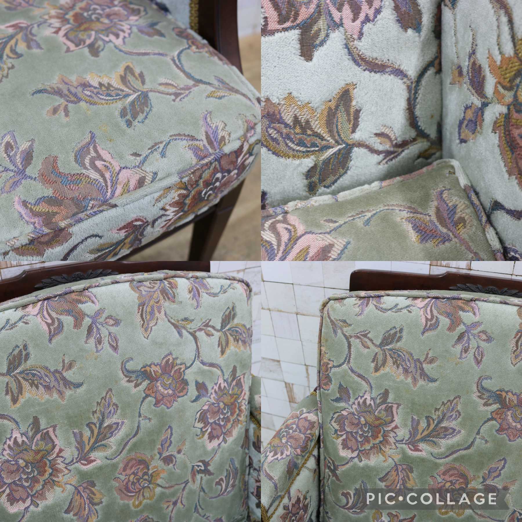 GMJK156B◯メープル不二家 神戸洋家具 ラウンジチェア シングルソファ アームチェア 一人掛けソファ 椅子 ファブリック ヨーロピアン
