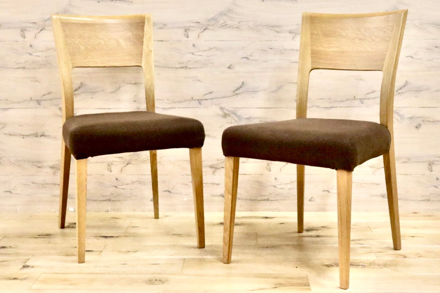 GMHK711A○ACTUS / アクタス ダイニングチェア 椅子 2脚セット オーク材 木製 ファブリック カバーリング