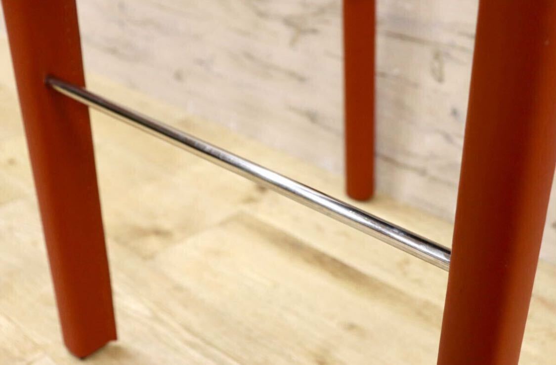 GMHN285D○アダル カウンターチェア ハイチェア バーチェア ハイスツール バースツール リサイクルレザー モダン シンプル 展示品