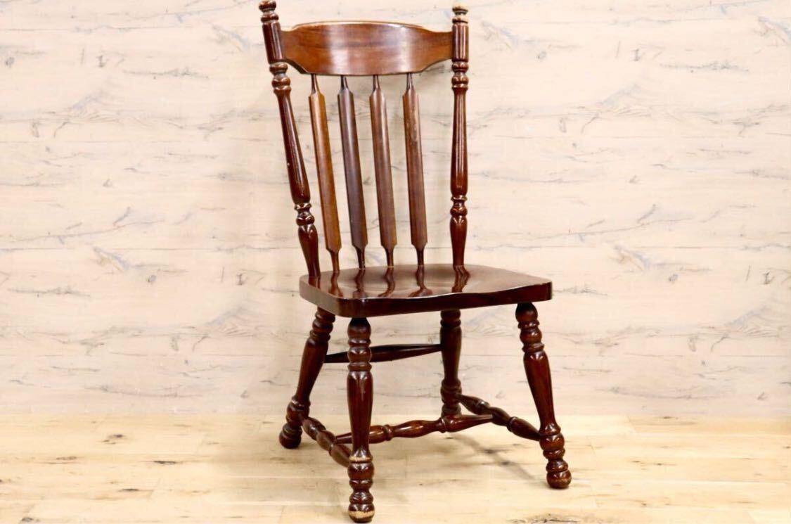 GMHK530○KASHIWA / 柏木工 ウィンザーチェア ダイニングチェア アームレスチェア カントリー ヴィンテージ 古民家 飛騨家具