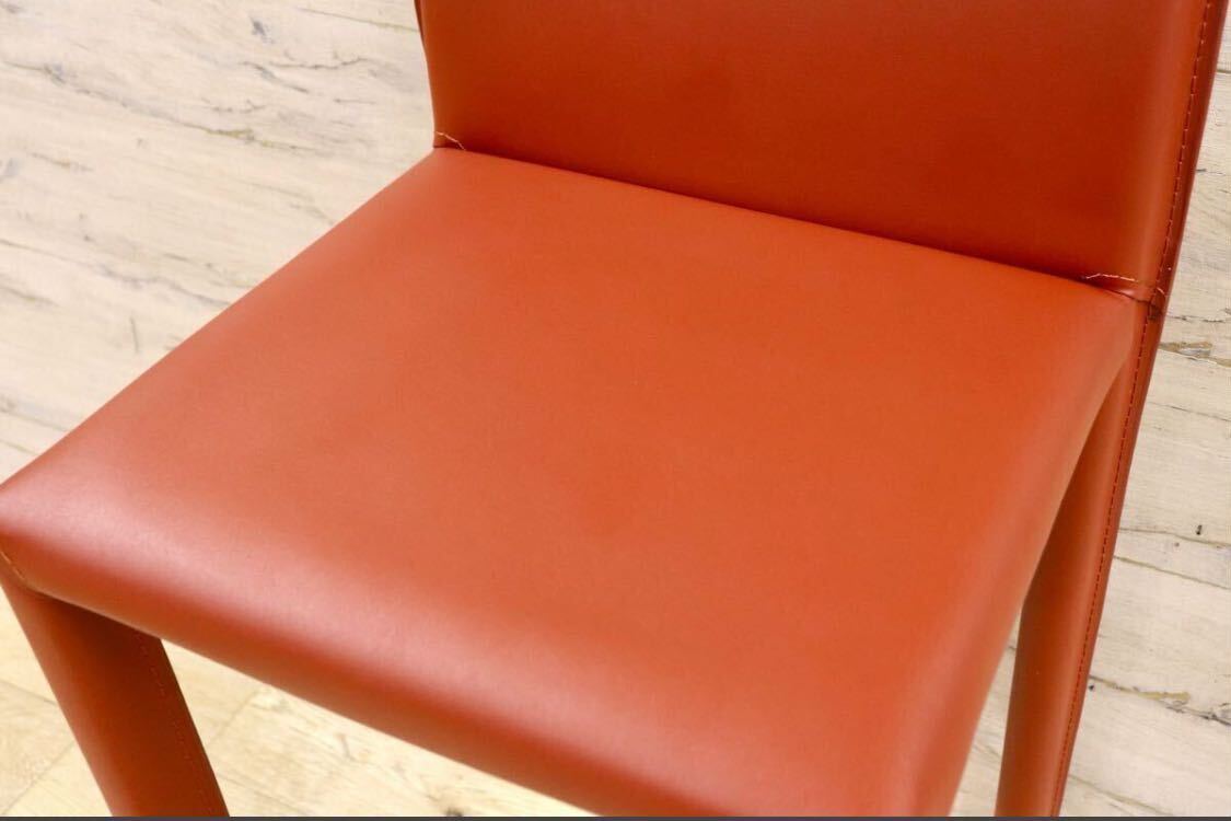 GMHN285D○アダル カウンターチェア ハイチェア バーチェア ハイスツール バースツール リサイクルレザー モダン シンプル 展示品