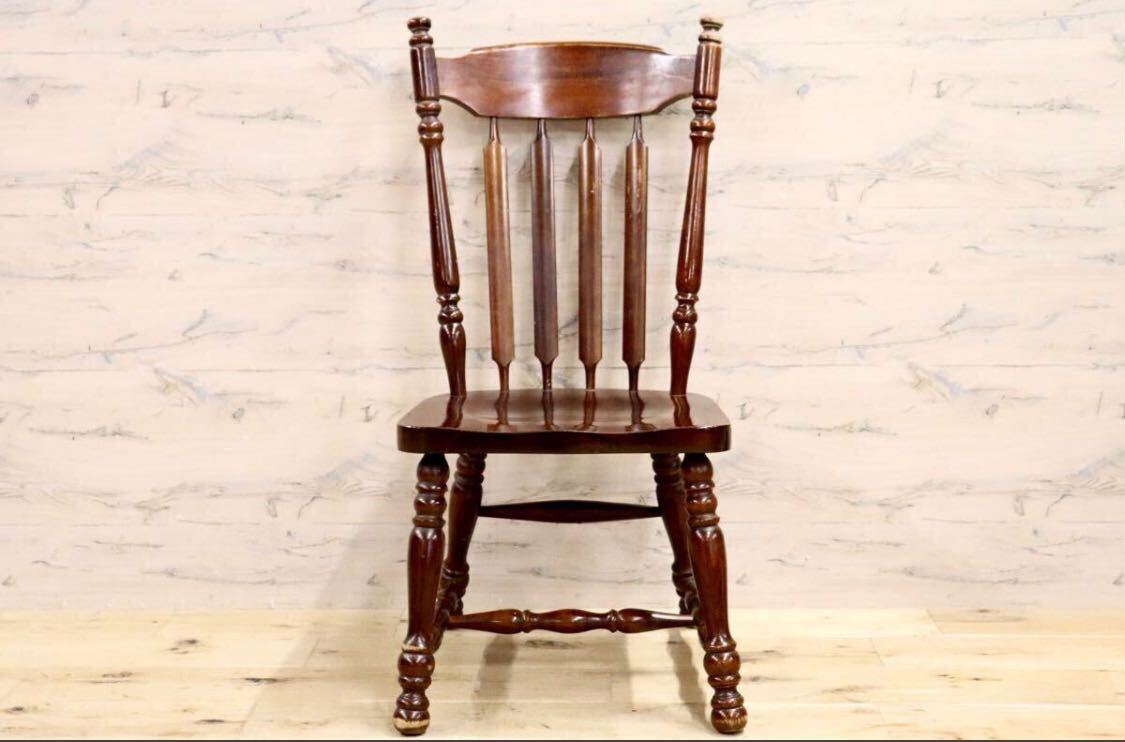 GMHK530○KASHIWA / 柏木工 ウィンザーチェア ダイニングチェア アームレスチェア カントリー ヴィンテージ 古民家 飛騨家具