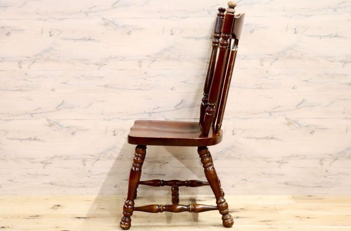 GMHK530○KASHIWA / 柏木工 ウィンザーチェア ダイニングチェア アームレスチェア カントリー ヴィンテージ 古民家 飛騨家具