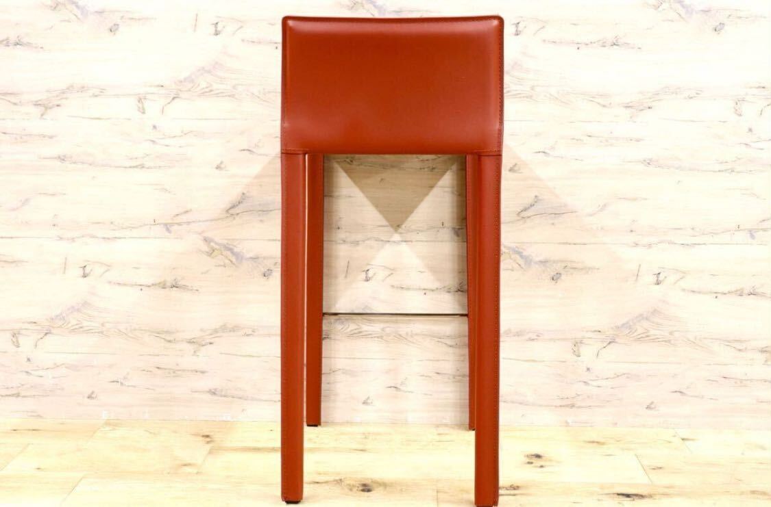 GMHN285D○アダル カウンターチェア ハイチェア バーチェア ハイスツール バースツール リサイクルレザー モダン シンプル 展示品