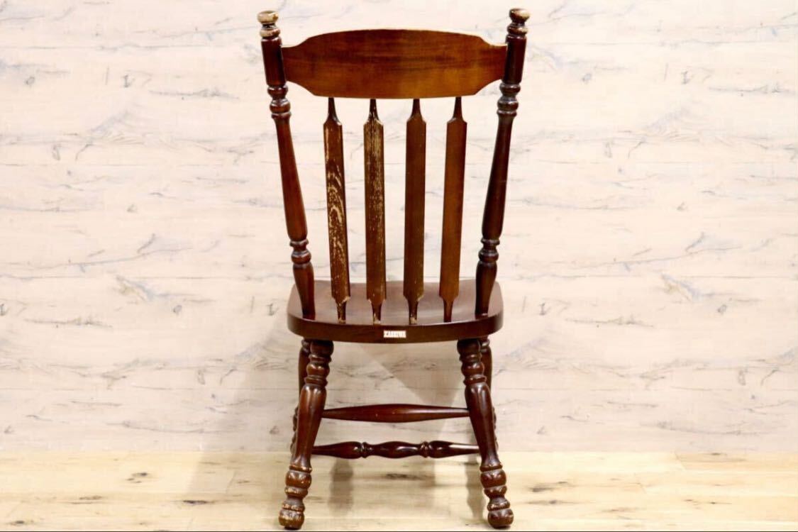 GMHK530○KASHIWA / 柏木工 ウィンザーチェア ダイニングチェア アームレスチェア カントリー ヴィンテージ 古民家 飛騨家具