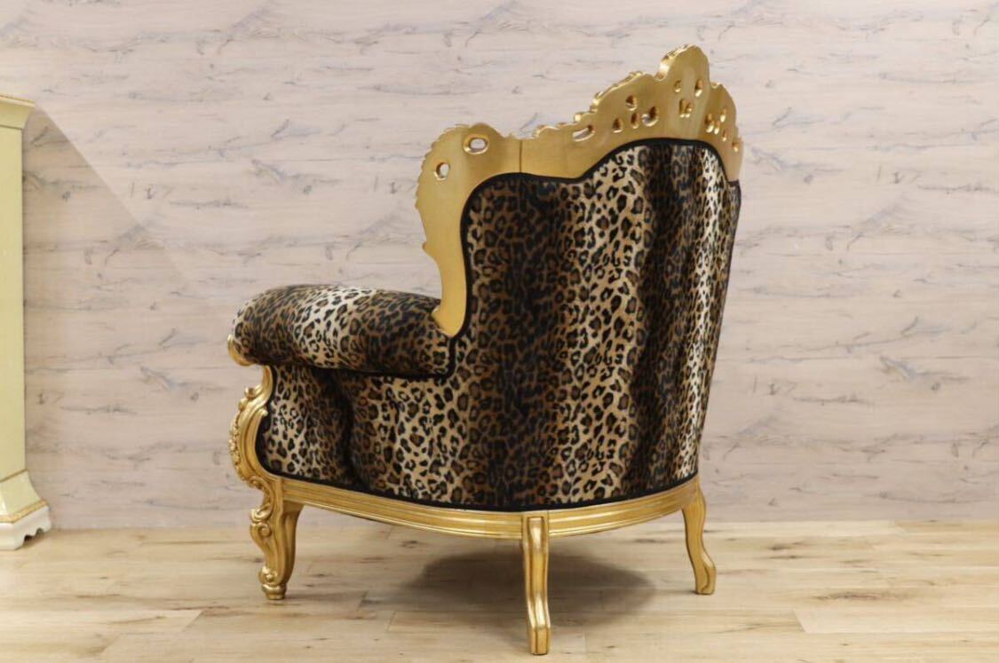 GMHS344○EURO CASA / ユーロカーサ シングルソファ 1人掛けソファ ラウンジチェア 高級輸入家具 サロンチェア クラシック エレガント