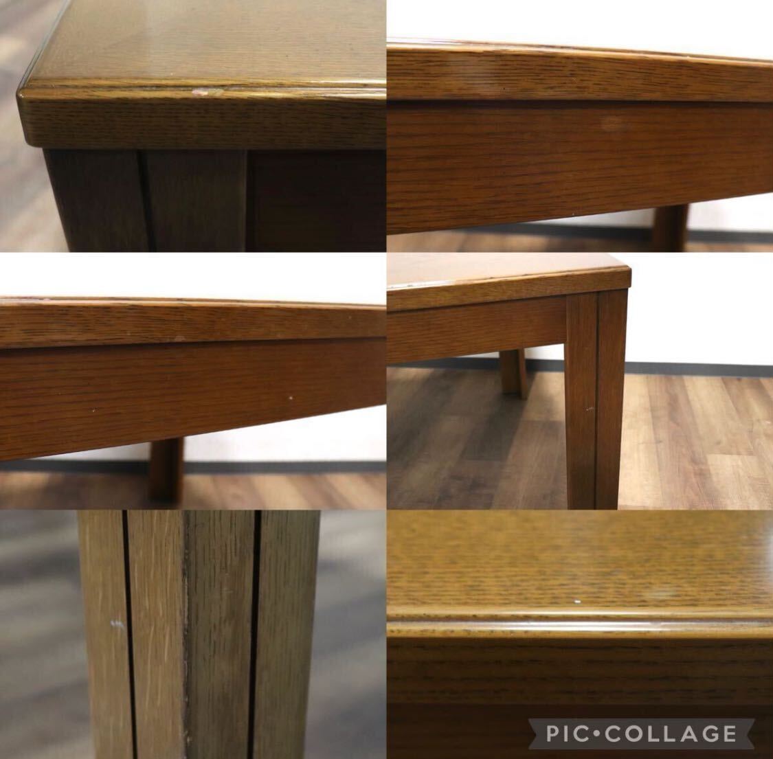 GMHN277○domani / ドマーニ モーガントン ダイニングテーブル 食卓テーブル ライトコニャック カリモク最高峰 クラシック 定価約30万