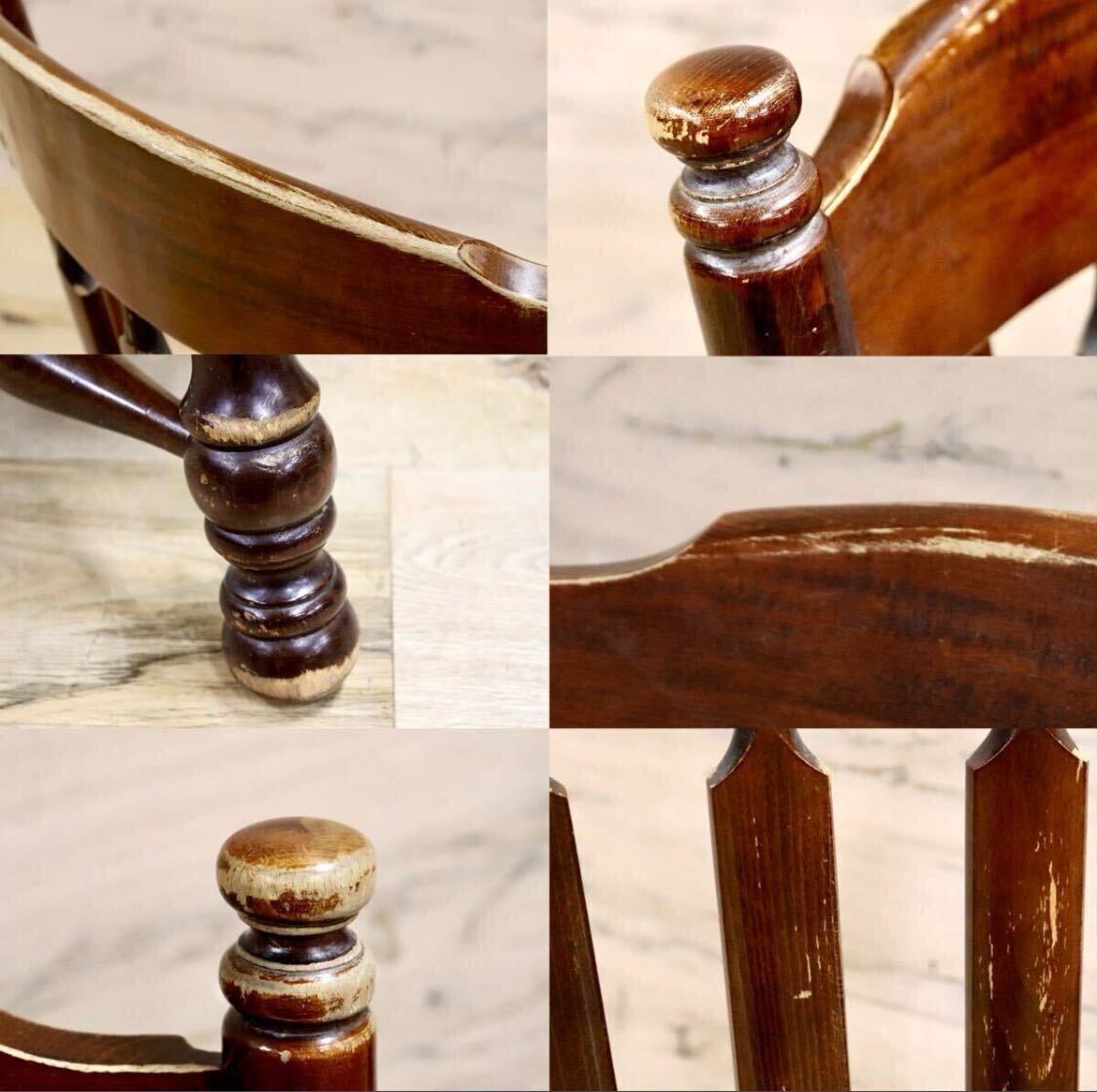 GMHK530○KASHIWA / 柏木工 ウィンザーチェア ダイニングチェア アームレスチェア カントリー ヴィンテージ 古民家 飛騨家具