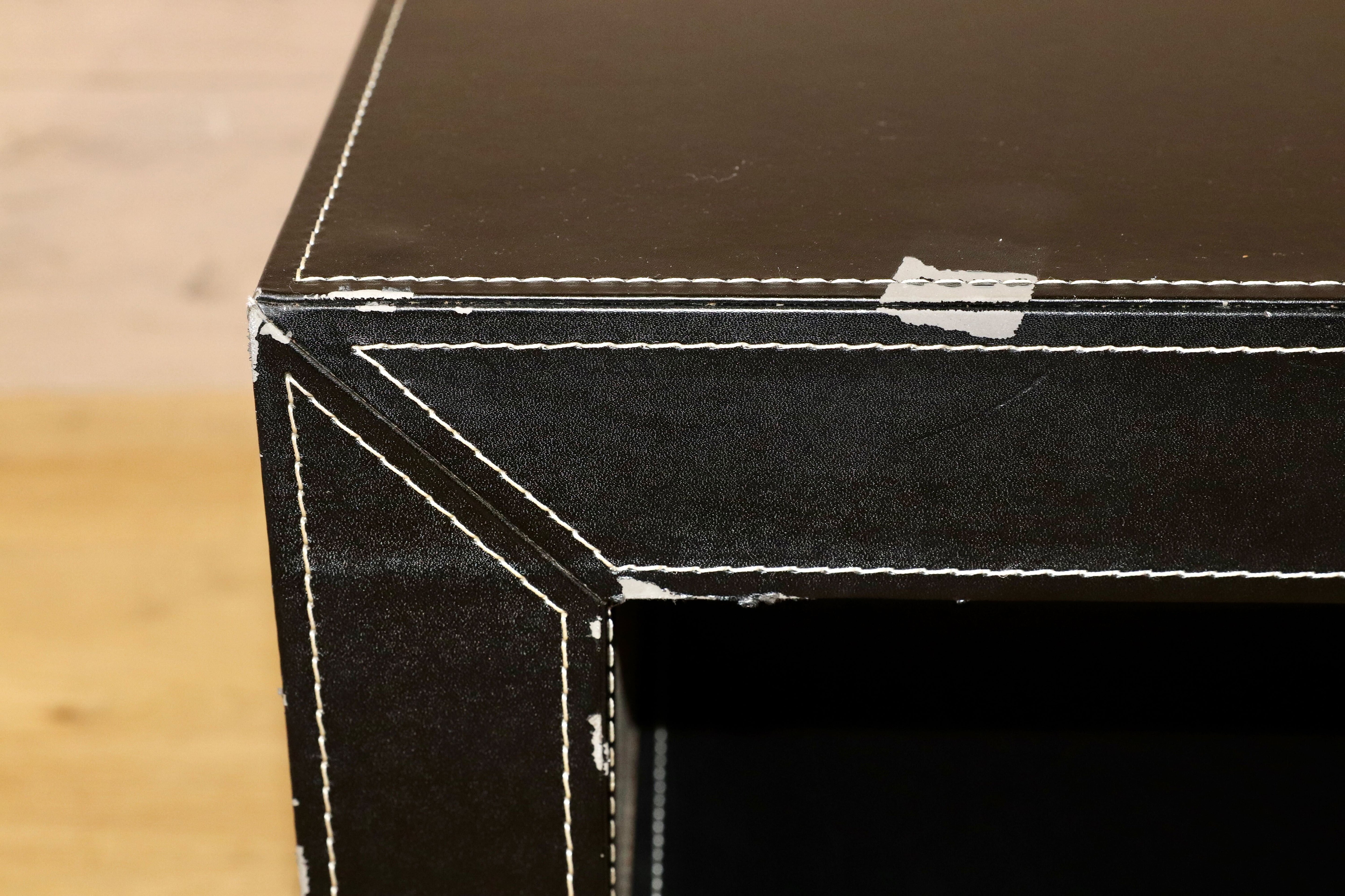 GMGH313○イタリアモダン センターテーブル ローボード テレビボード TVボード AVボード ビニールレザートップ 検)ボンテンピ BOMTEMP