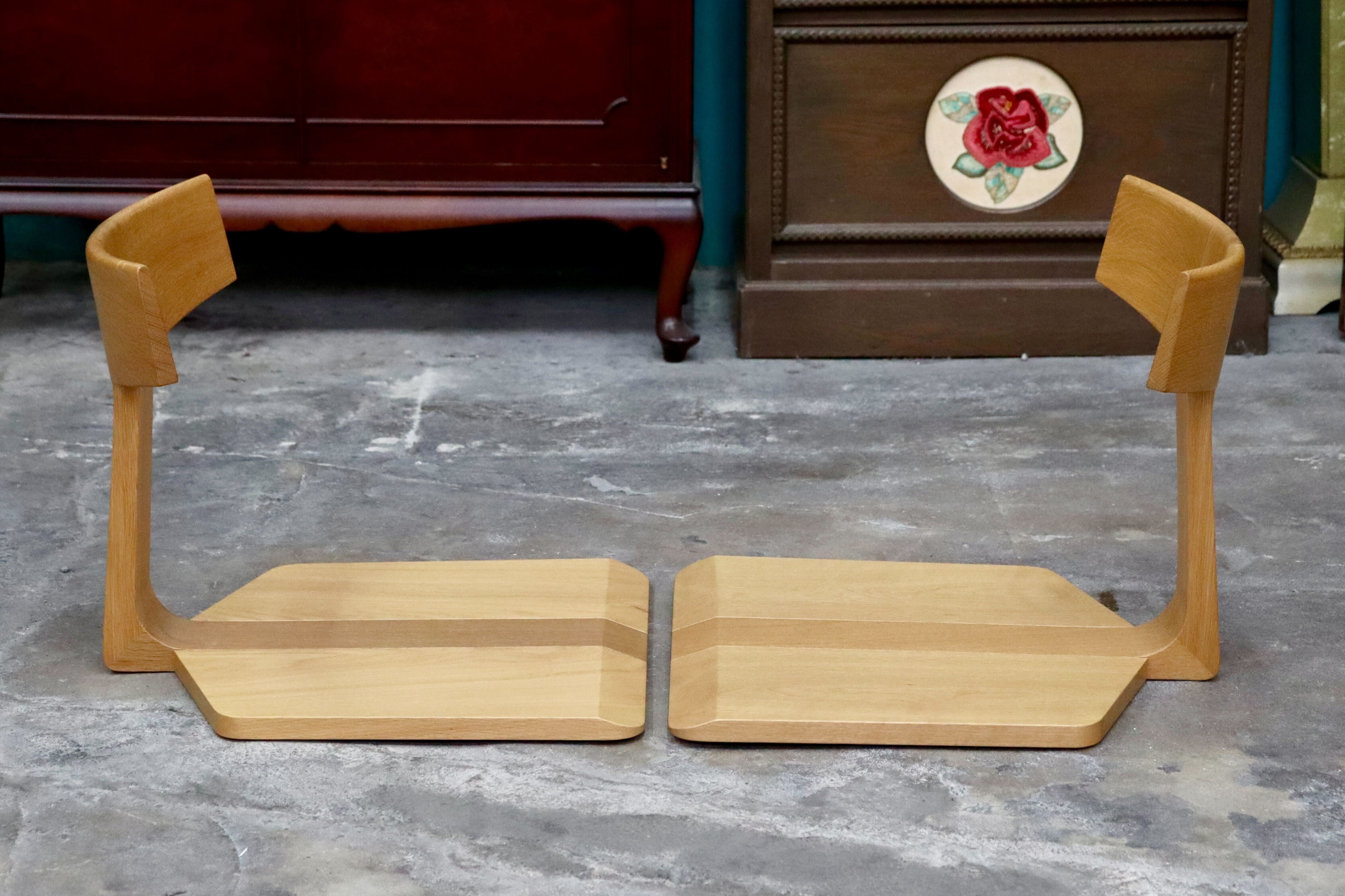 GMIH497C○座椅子 座敷椅子 ローチェア オーク無垢材 和家具 座敷 和室 2脚セット カントリー ナチュラル 検)匠工芸 日進木工 ACTUS