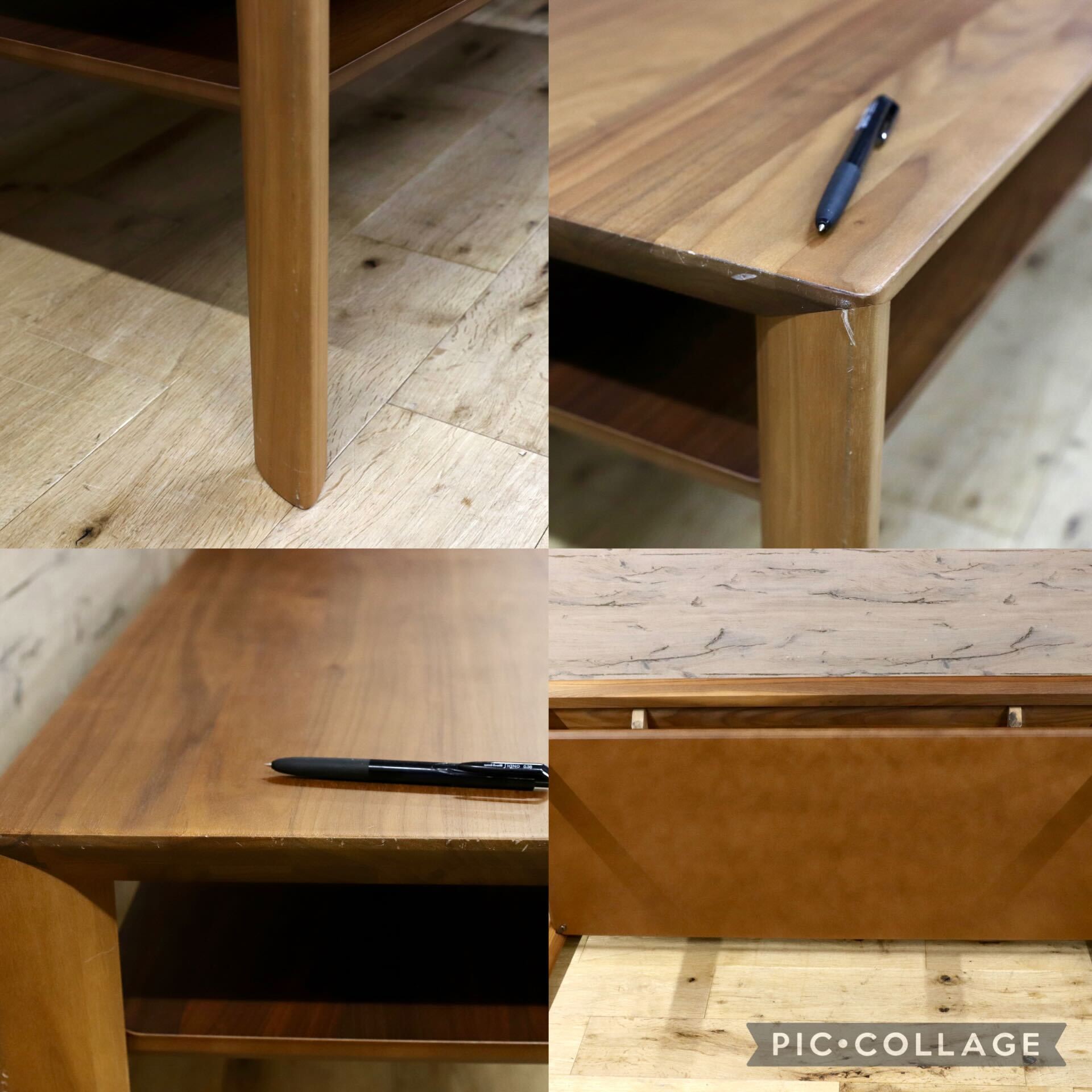 GMIK852○karimoku / カリモク TU4285 ウォールナット リビングテーブル センターテーブル コーヒーテーブル 応接机 北欧モダン 約15万