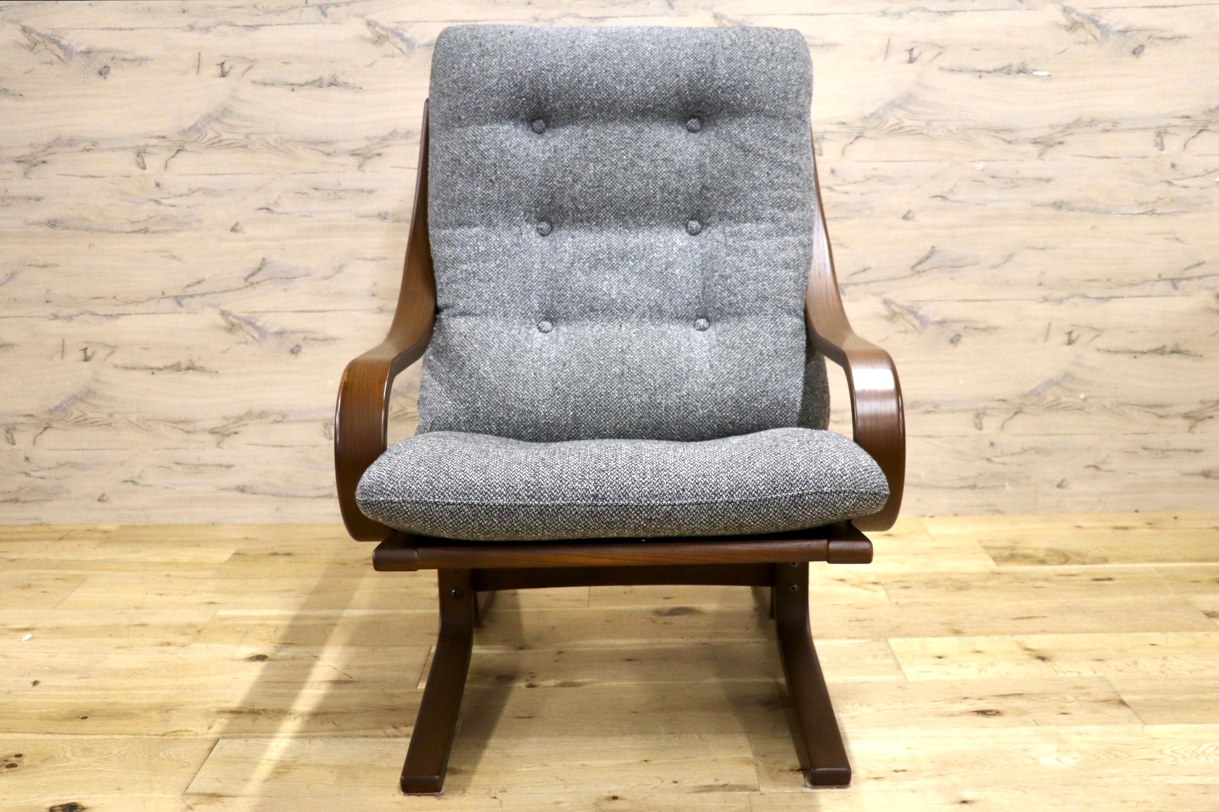 GMJH230◯冨士ファニチア / FUJI FURNITUR Agio アージオ 1人掛けチェア リラックスチェア ファブリック カバーリング 国産家具