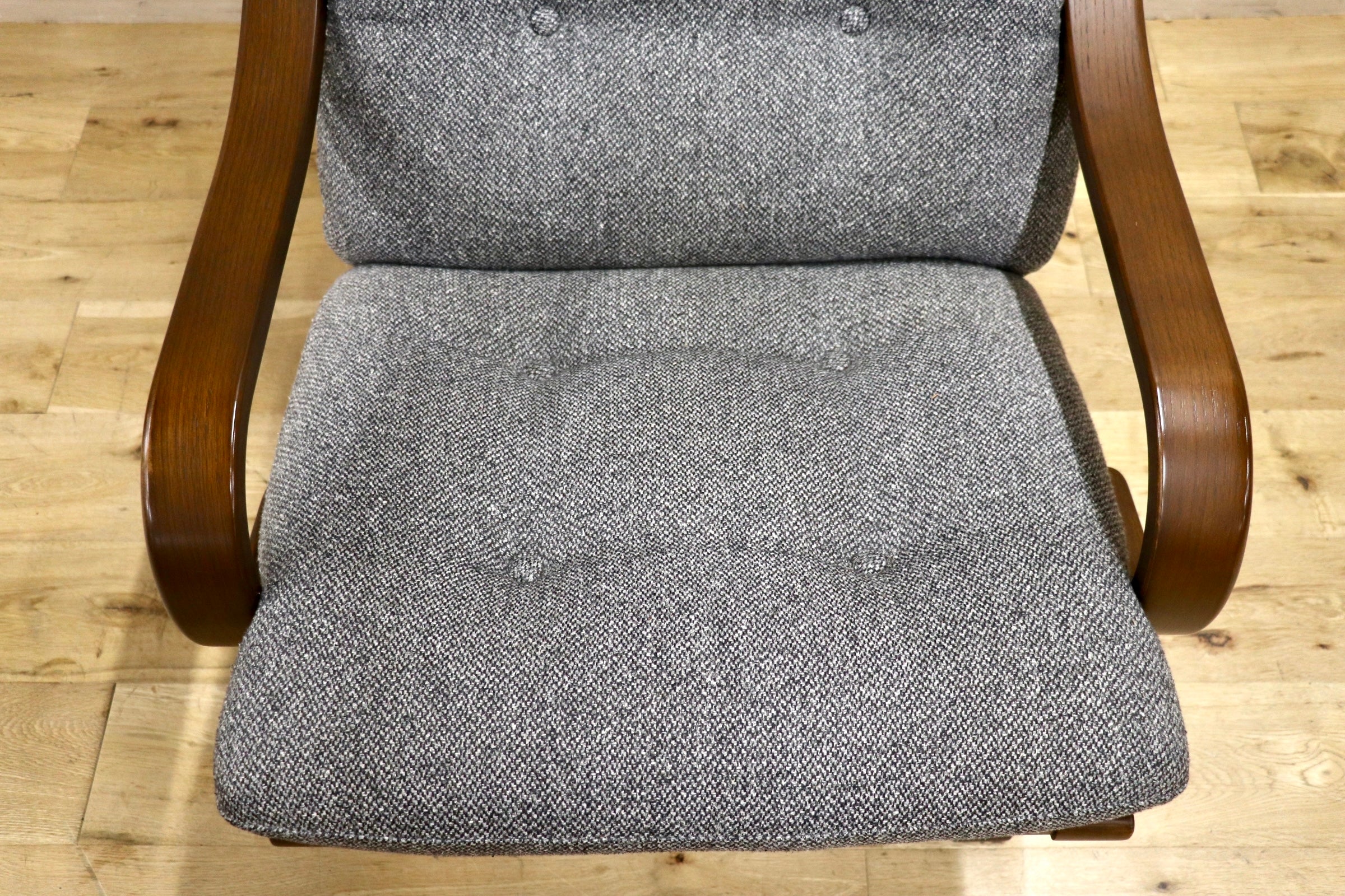 GMJH230◯冨士ファニチア / FUJI FURNITUR Agio アージオ 1人掛けチェア リラックスチェア ファブリック カバーリング 国産家具