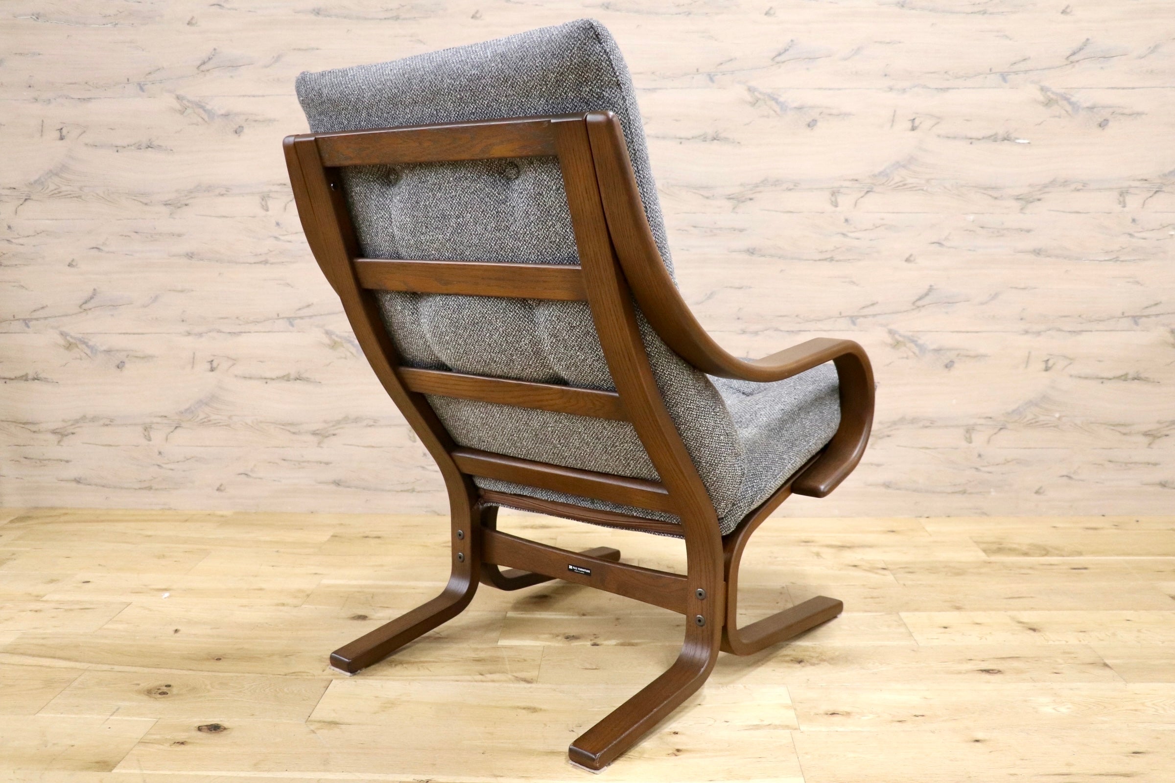 GMJH230◯冨士ファニチア / FUJI FURNITUR Agio アージオ 1人掛けチェア リラックスチェア ファブリック カバーリング 国産家具