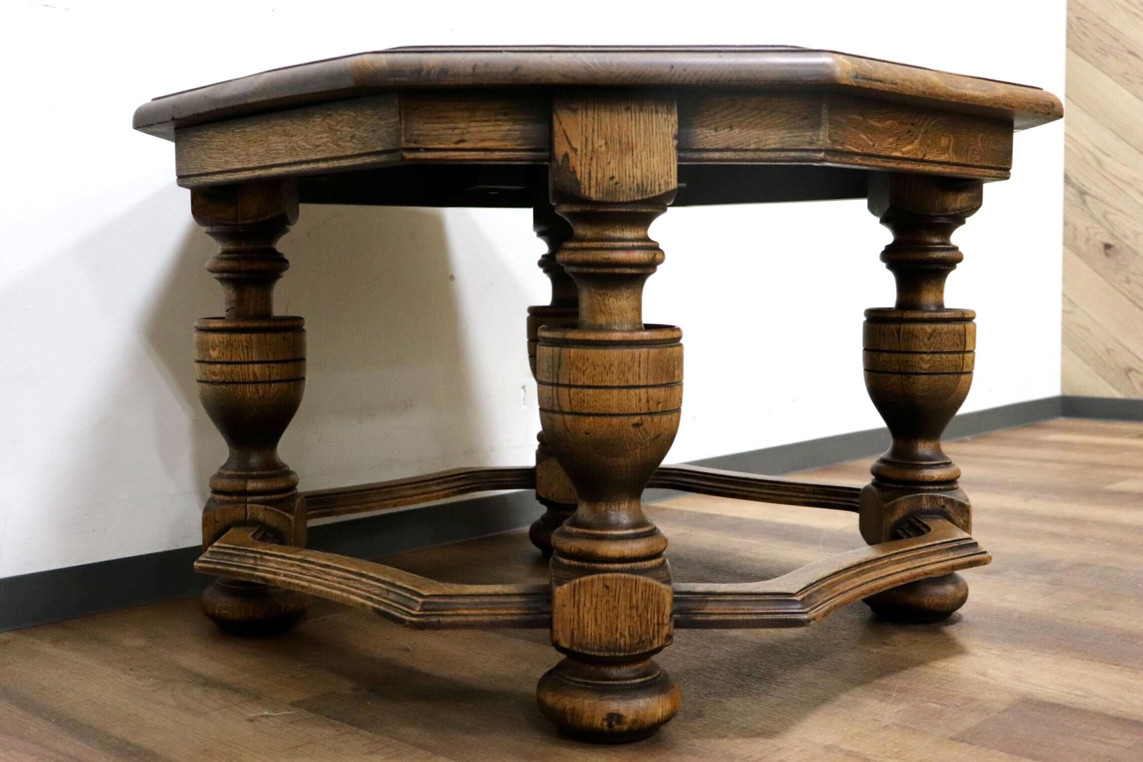 GMHK625○西洋 アンティーク センターテーブル リビングテーブル コーヒーテーブル 飾り台 花台 クラシック ヨーロピアン ヴィンテージ