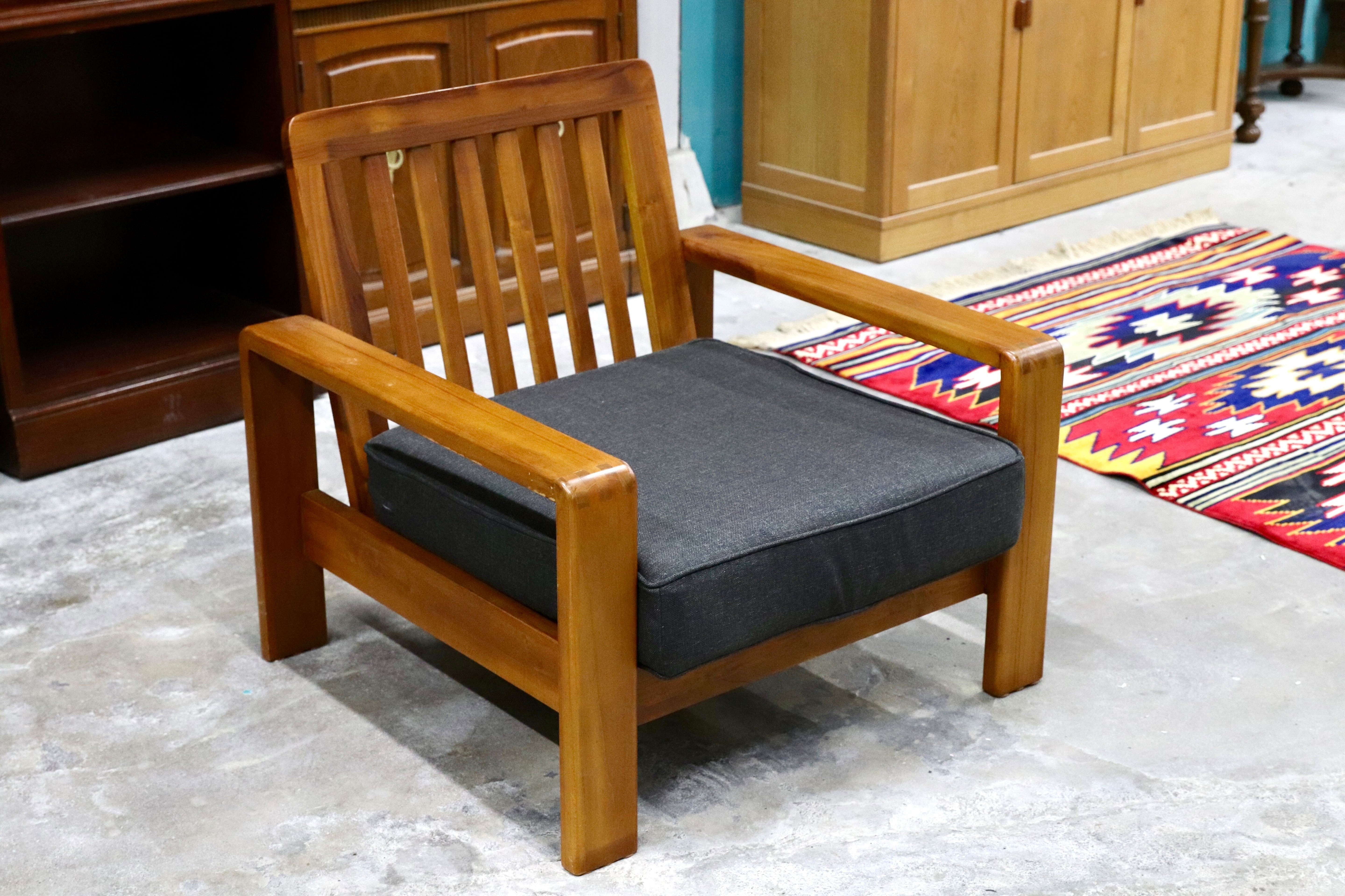 GMIK208○SCANTEAK / スキャンティーク イコン 1人掛けソファ シングルソファ チーク材 北欧スタイル ラウンジチェア
