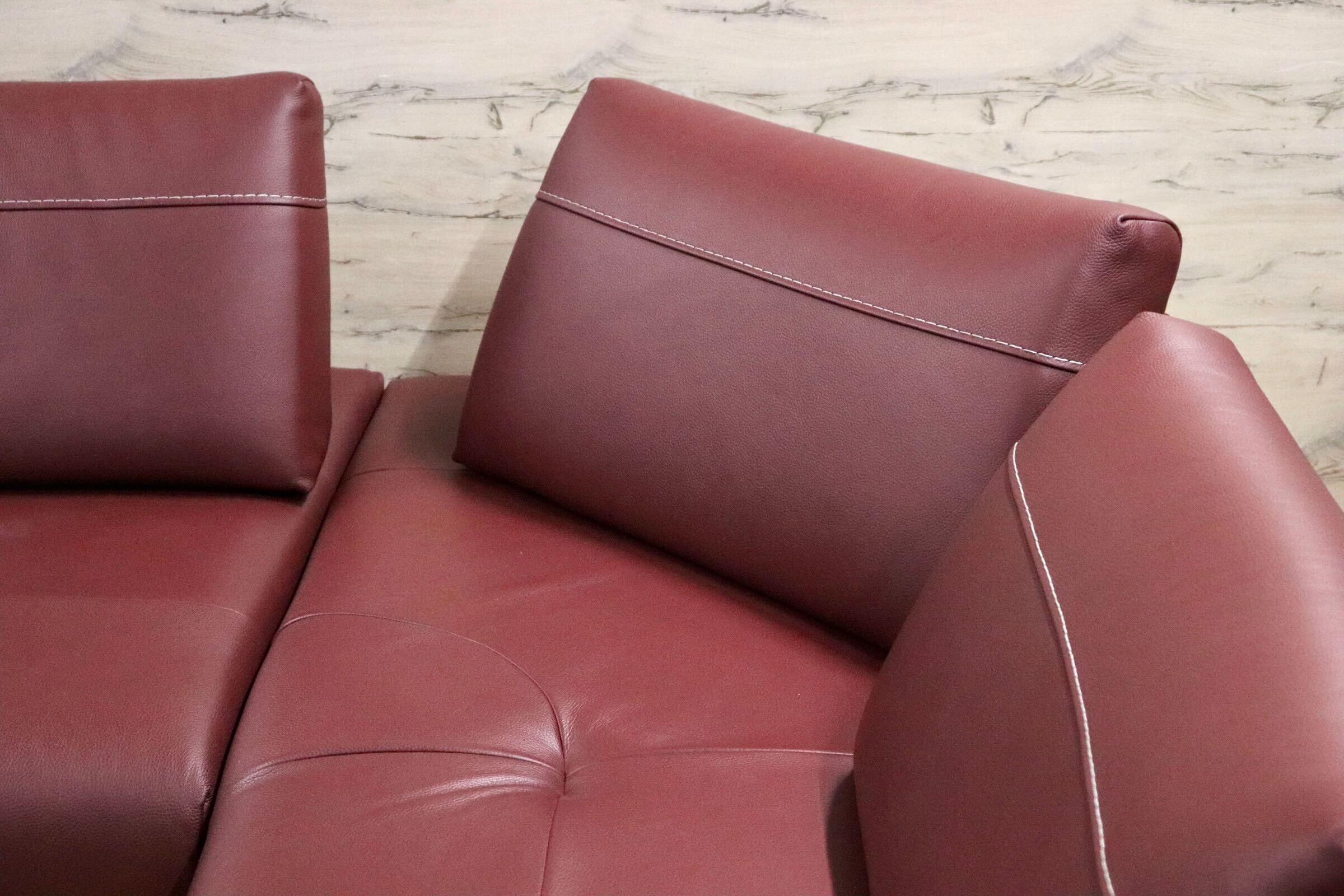 GMHK339○nicoline / ニコライン EGEO エジオ 3人掛けソファ カウチソファ 総革 イタリア 最高級 +CASA 定価約164万 展示品