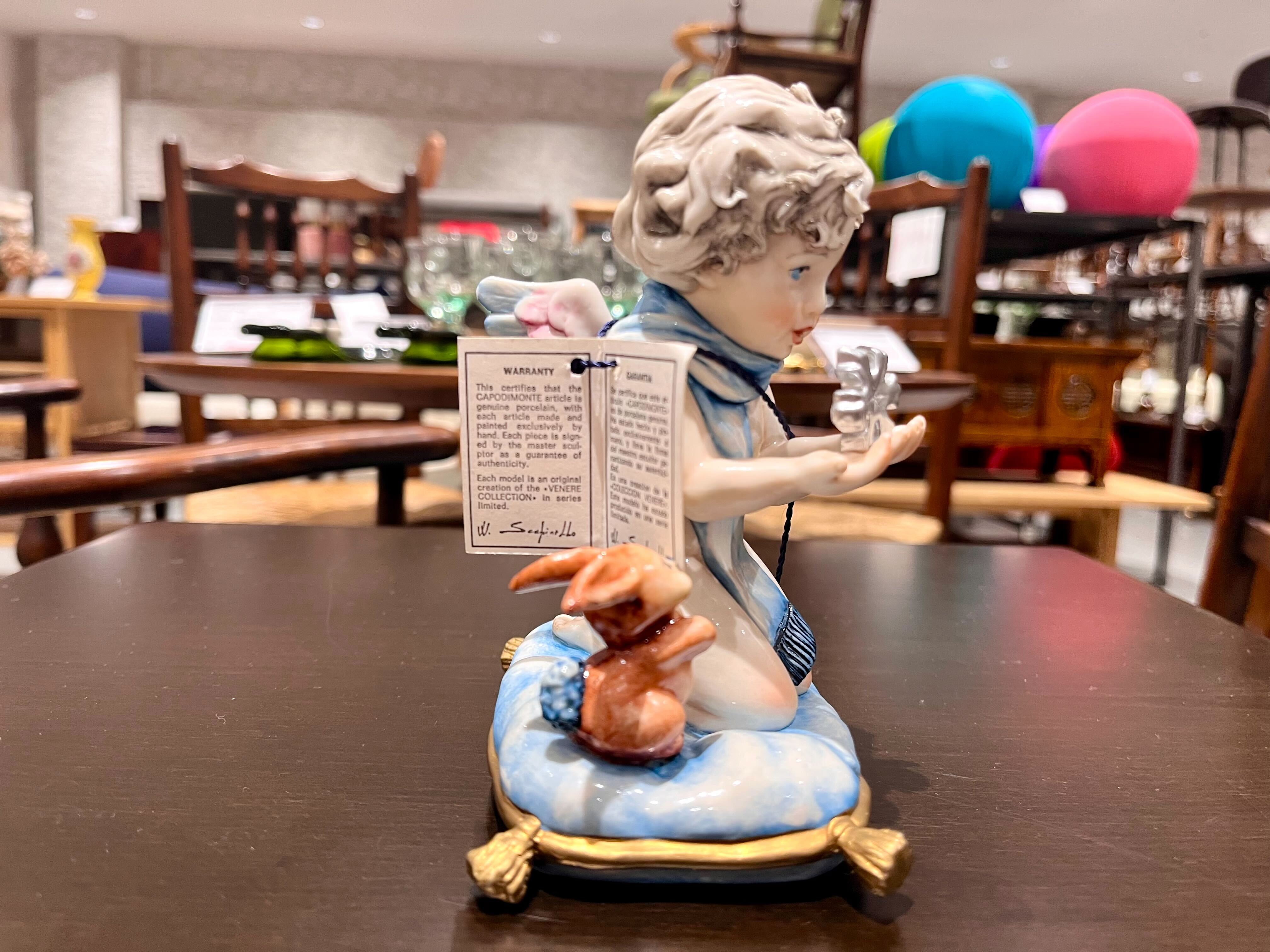 GMIO22D○Capodimonte / カポディモンテ 陶芸品 幻の陶器 イタリア製 非売品 フィギュア 西洋アンティーク