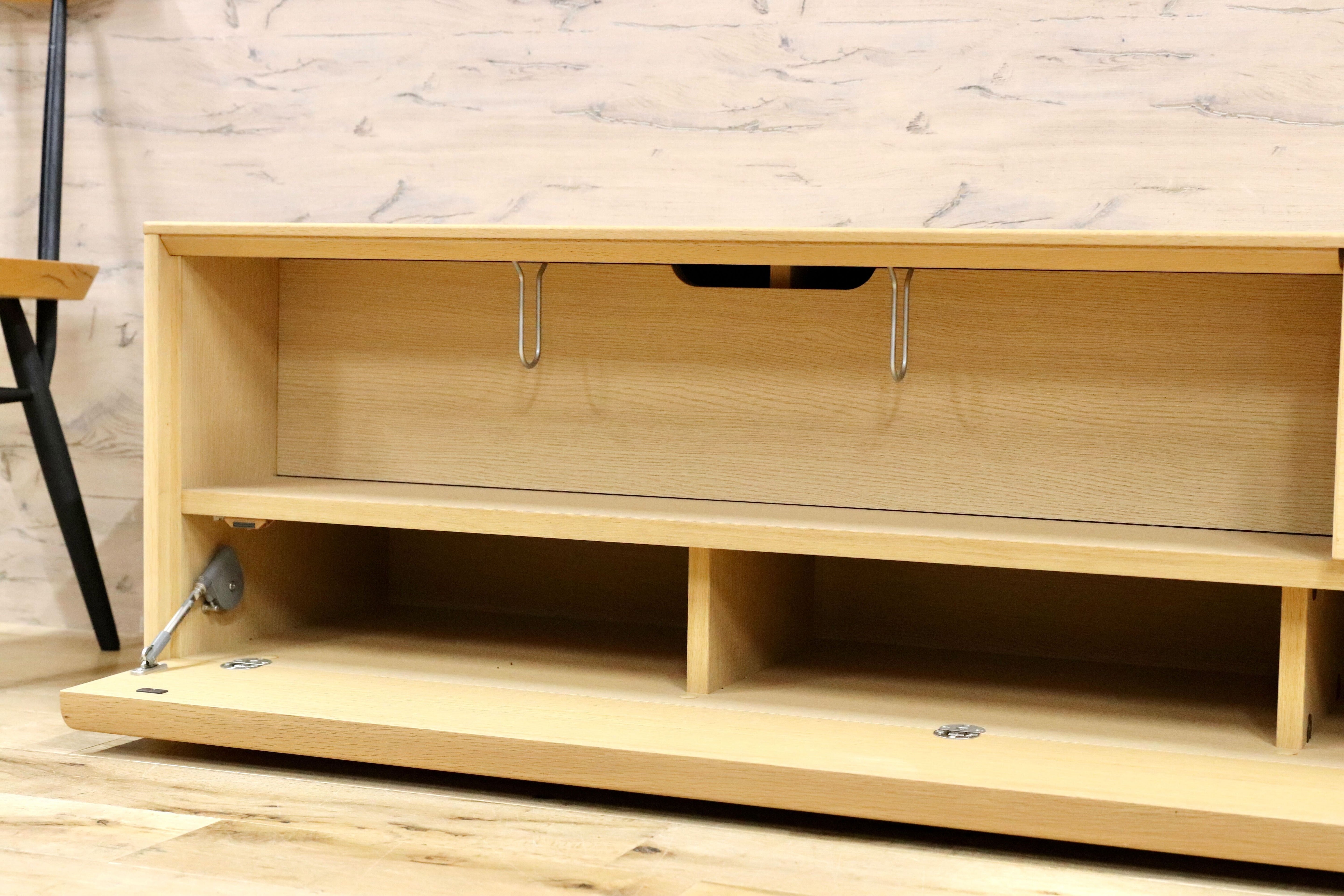 GMGK353○karimoku / カリモク HU57シリーズ テレビボード TVボード AVボード ローボード リビング収納 ナチュラル オーク美品